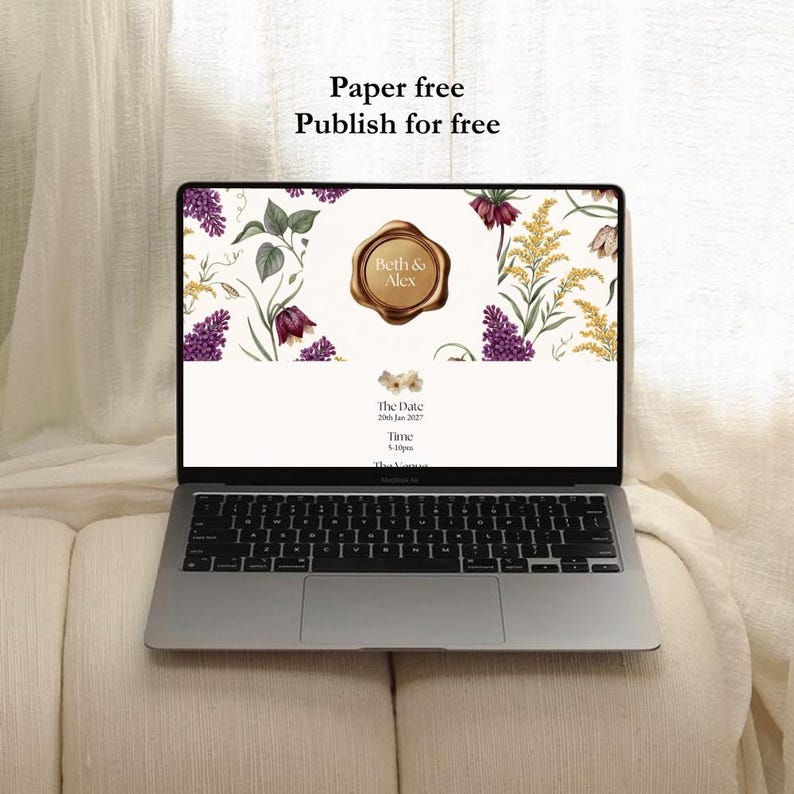 Vintage Lace Mobile Wedding Website