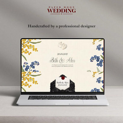 Vintage Lace Mobile Wedding Website